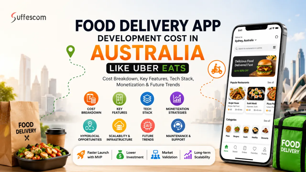 Food Delivery App Development Cost in Australia (2026 Complete Guide)