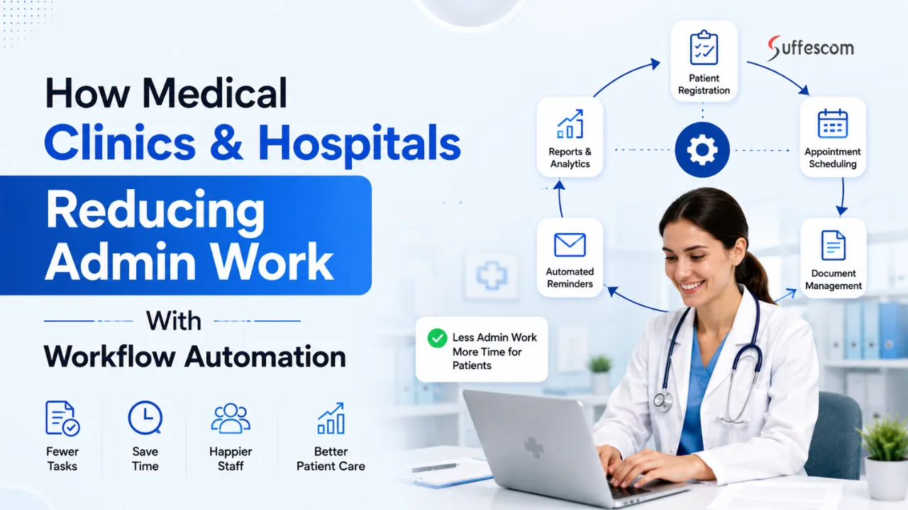 How Medical Clinics & Hospitals Reducing Admin Work With Workflow Automation